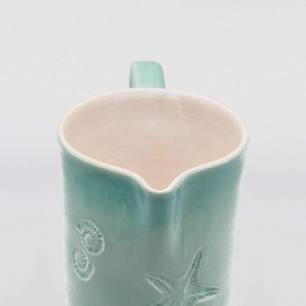 luisa-paix-o-estrela-do-mar-carafe-verte-19-cm-c-ramique image 5