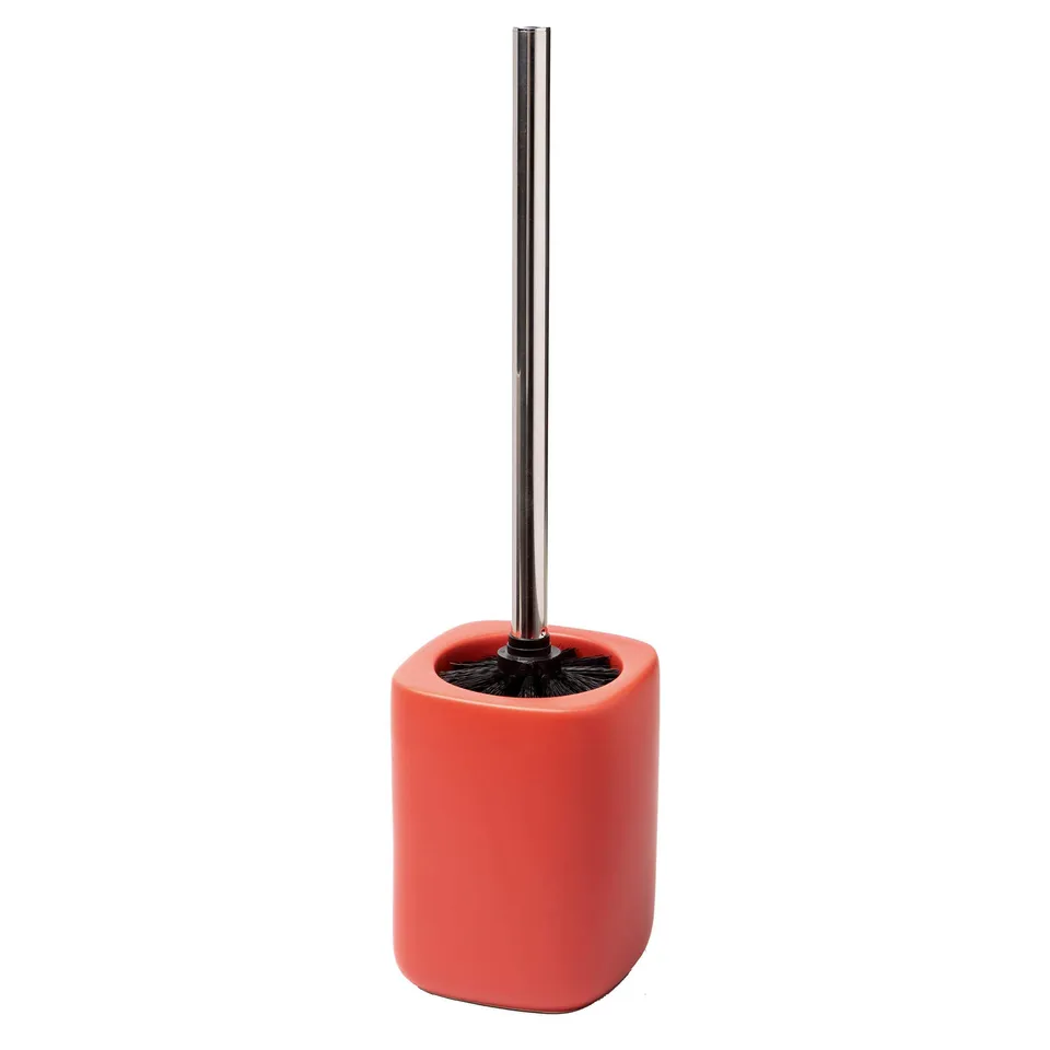 baroni-home-tutto-bagno-brosse-wc-c-ramique-rouge-41-cm image 1