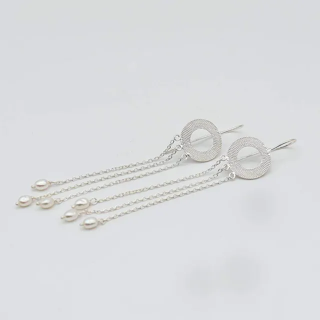 luisa-paix-o-circulo-boucles-d-oreille-argent-perles-7-cm image 1