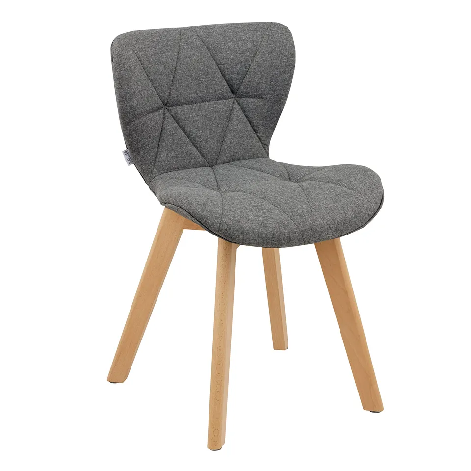 baroni-home-sedie-chaise-salle-manger-grise-42x42x74-1pc image 1