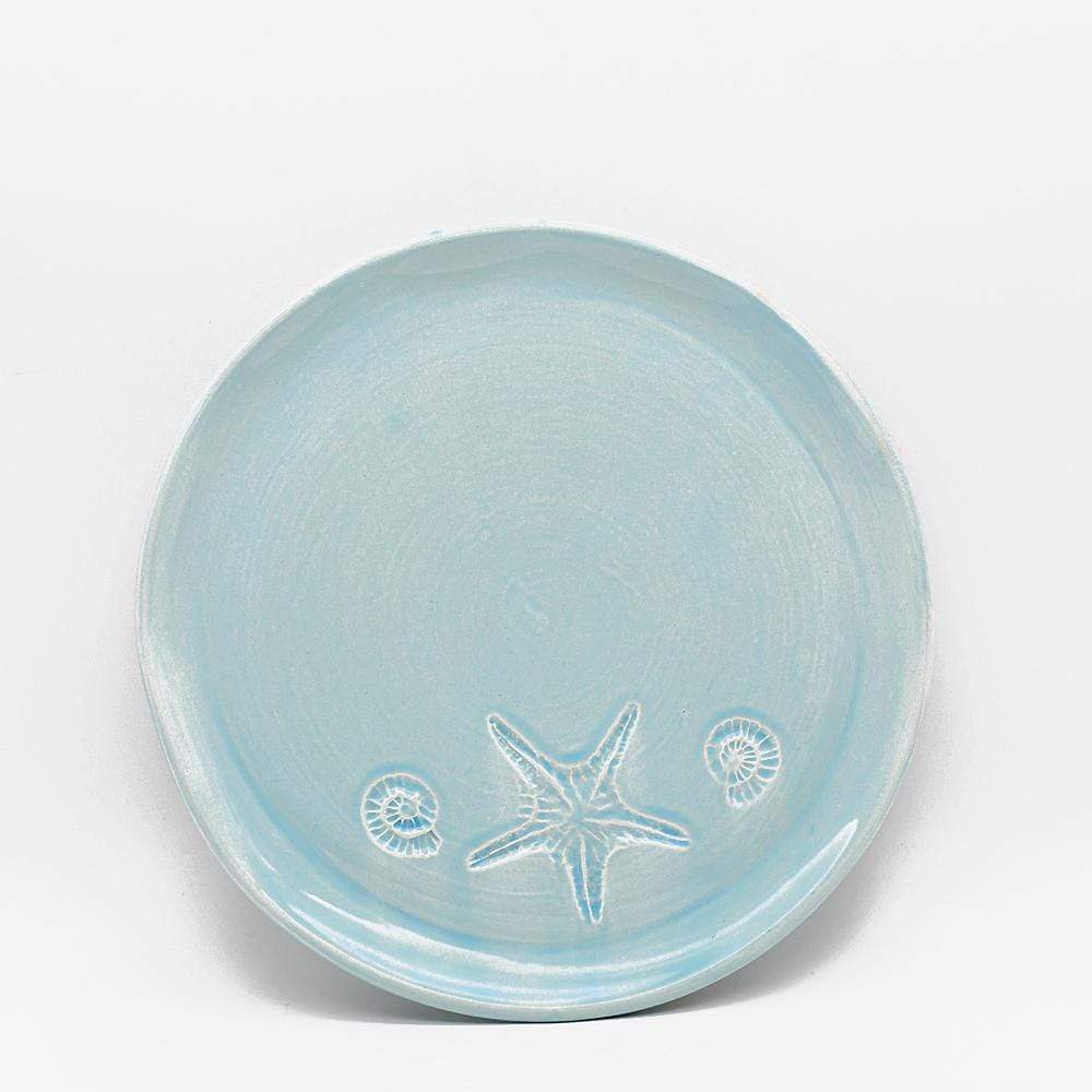 luisa-paix-o-estrela-do-mar-assiette-turquoise-27-cm-c-ramique image 1