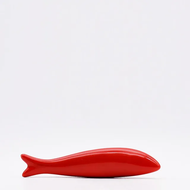 luisa-paix-o-sardine-lisse-en-c-ramique-rouge-20-cm image 1