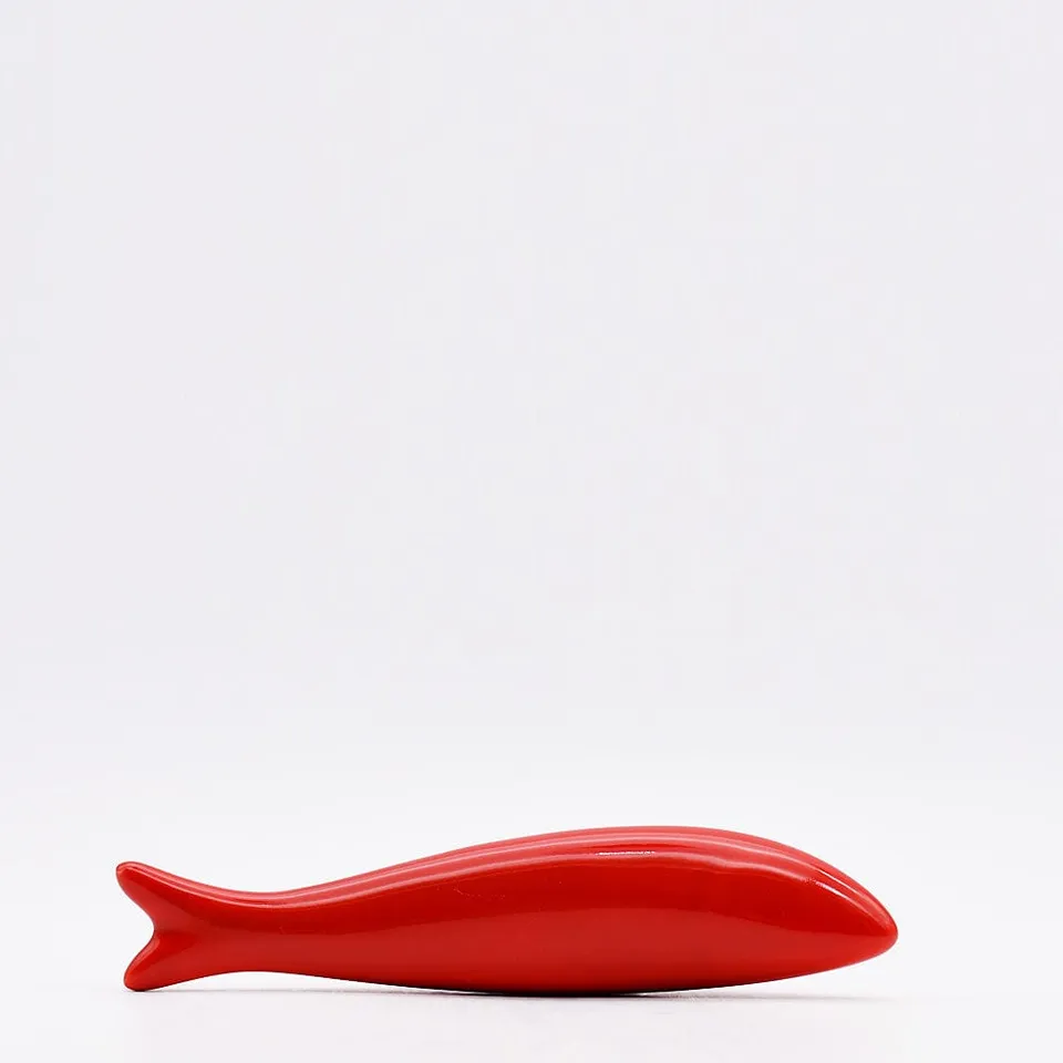 luisa-paix-o-sardine-lisse-en-c-ramique-rouge-20-cm image 1