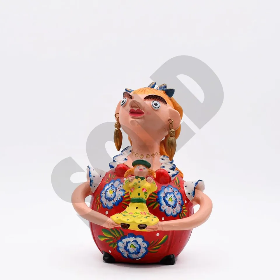 prazeres-c-ta-boneca-barriguda-poup-e-c-ramique-30-cm image 1