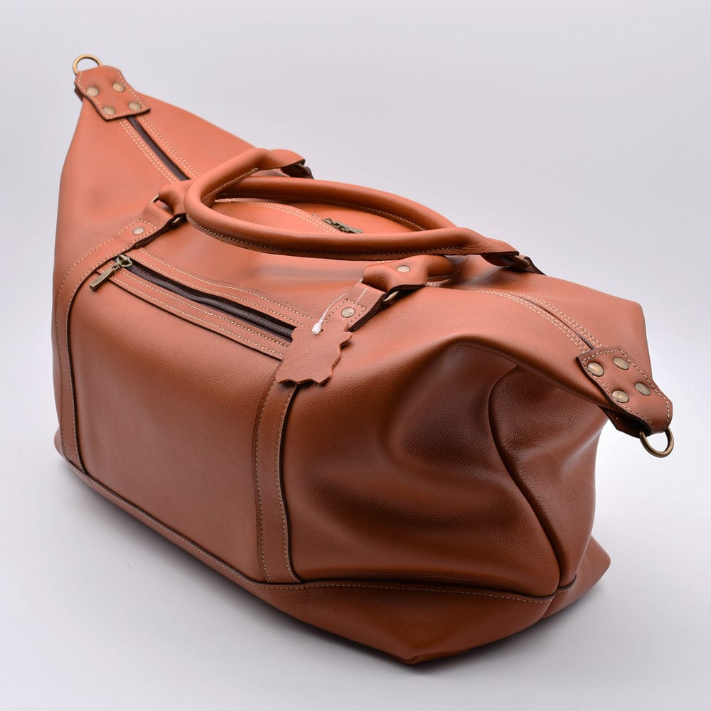luisa-paix-o-accessoires-du-portugal-sac-voyage-cuir-marron-clair image 2