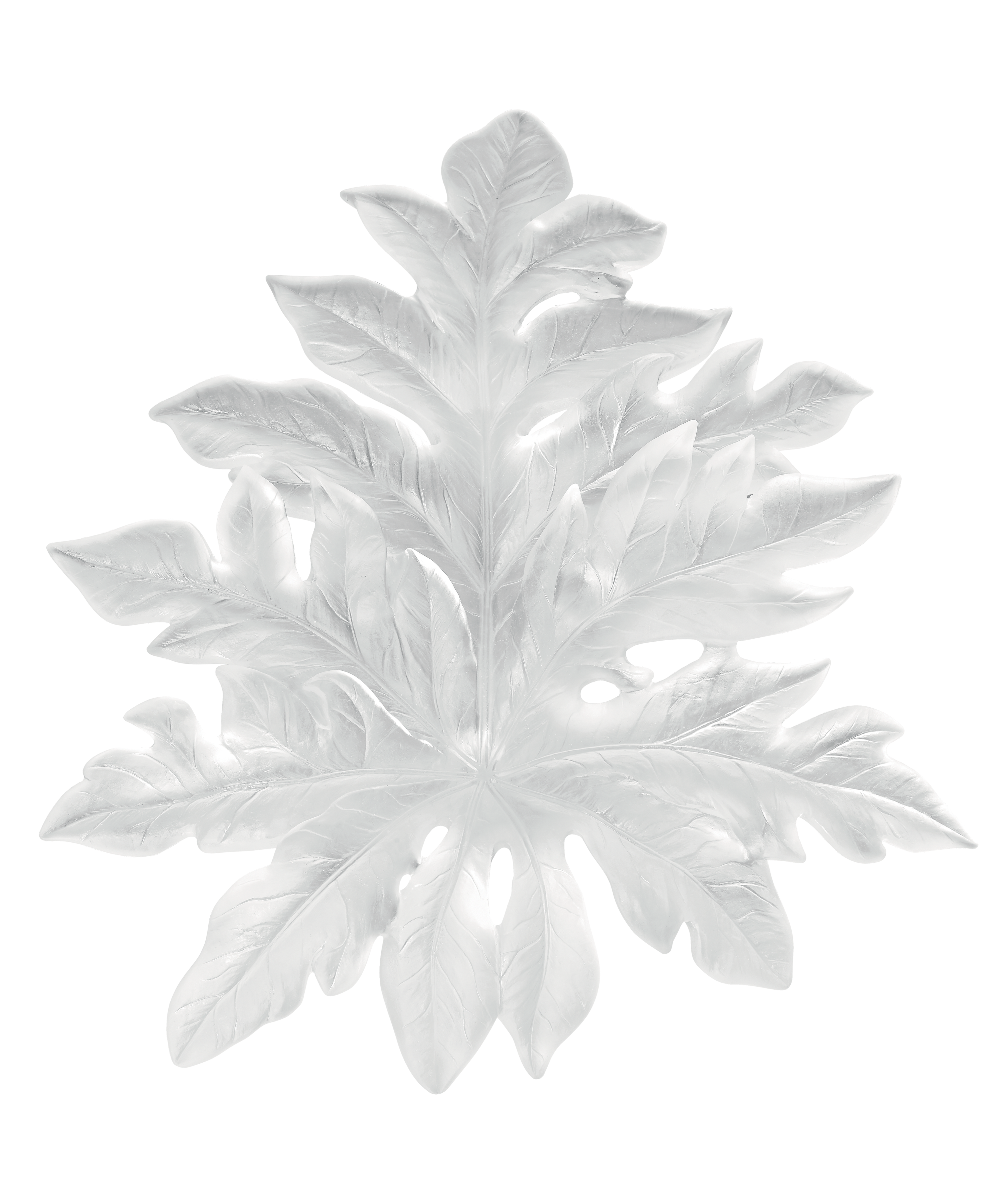 daum-born-o-feuille-murale-blanche-grand-mod-le-cristal image 1