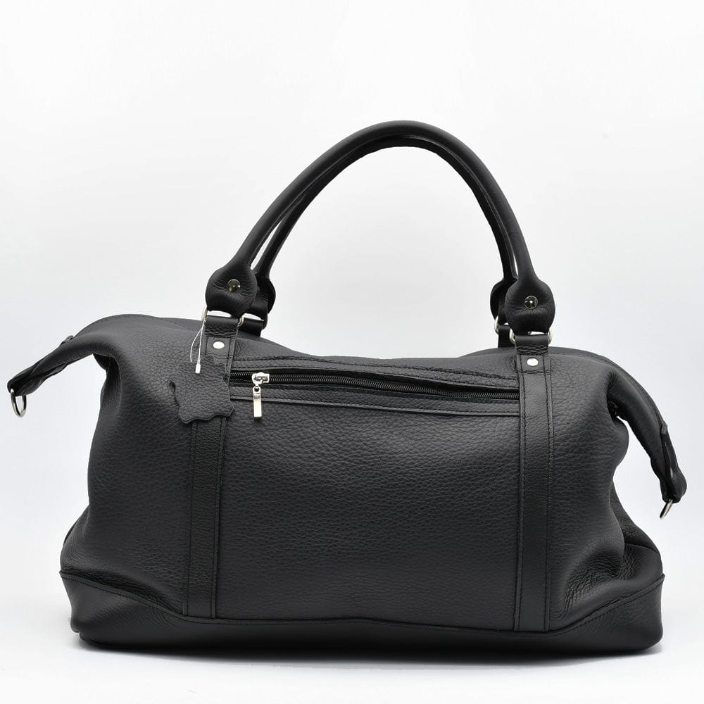 luisa-paix-o-sac-voyage-cuir-noir-47cm-cabine-week-end image 1