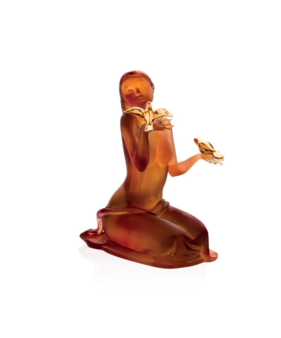 daum-sara-et-les-oiseaux-sculpture-ambre-225-ex image 1