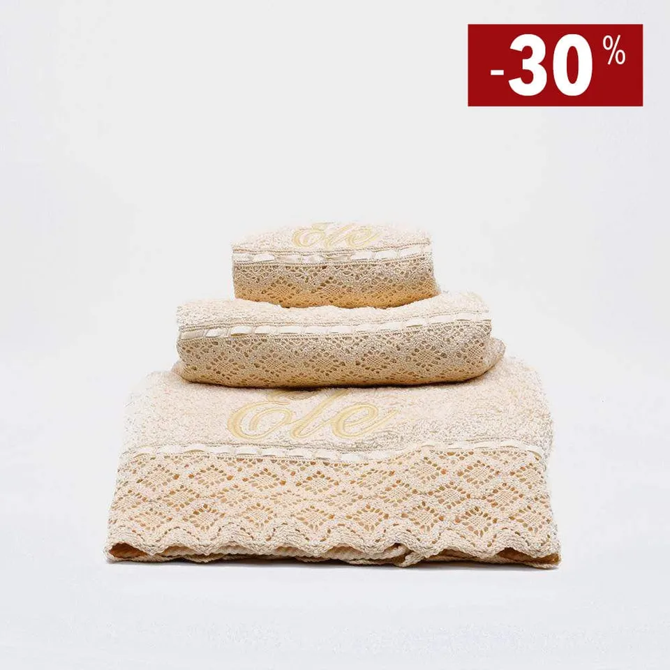 luisa-paix-o-ile-parure-de-bain-600g-beige-3-pi-ces image 1