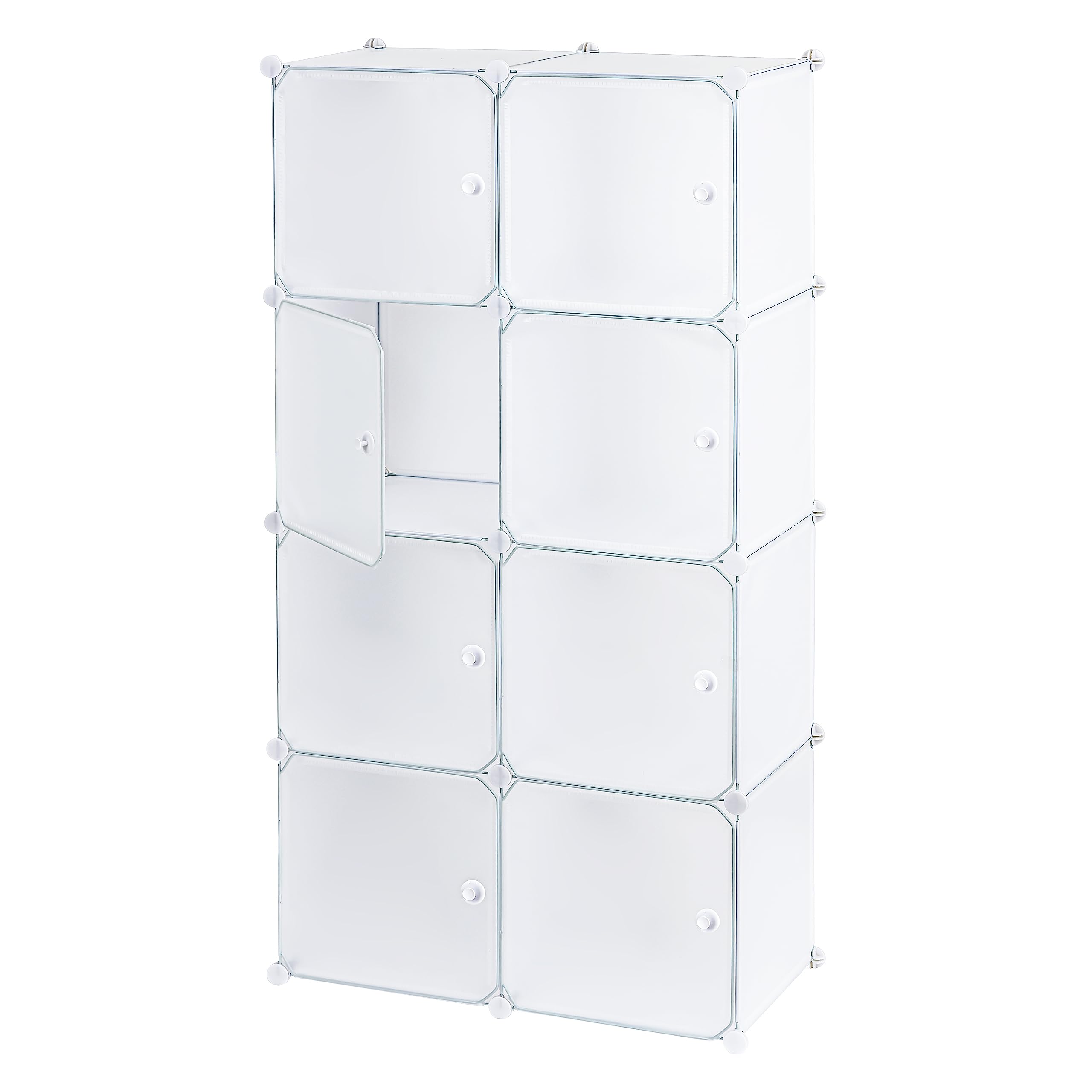 baroni-home-organizzazione-meuble-cubes-blanc-8-cases-75x37x147-cm image 1