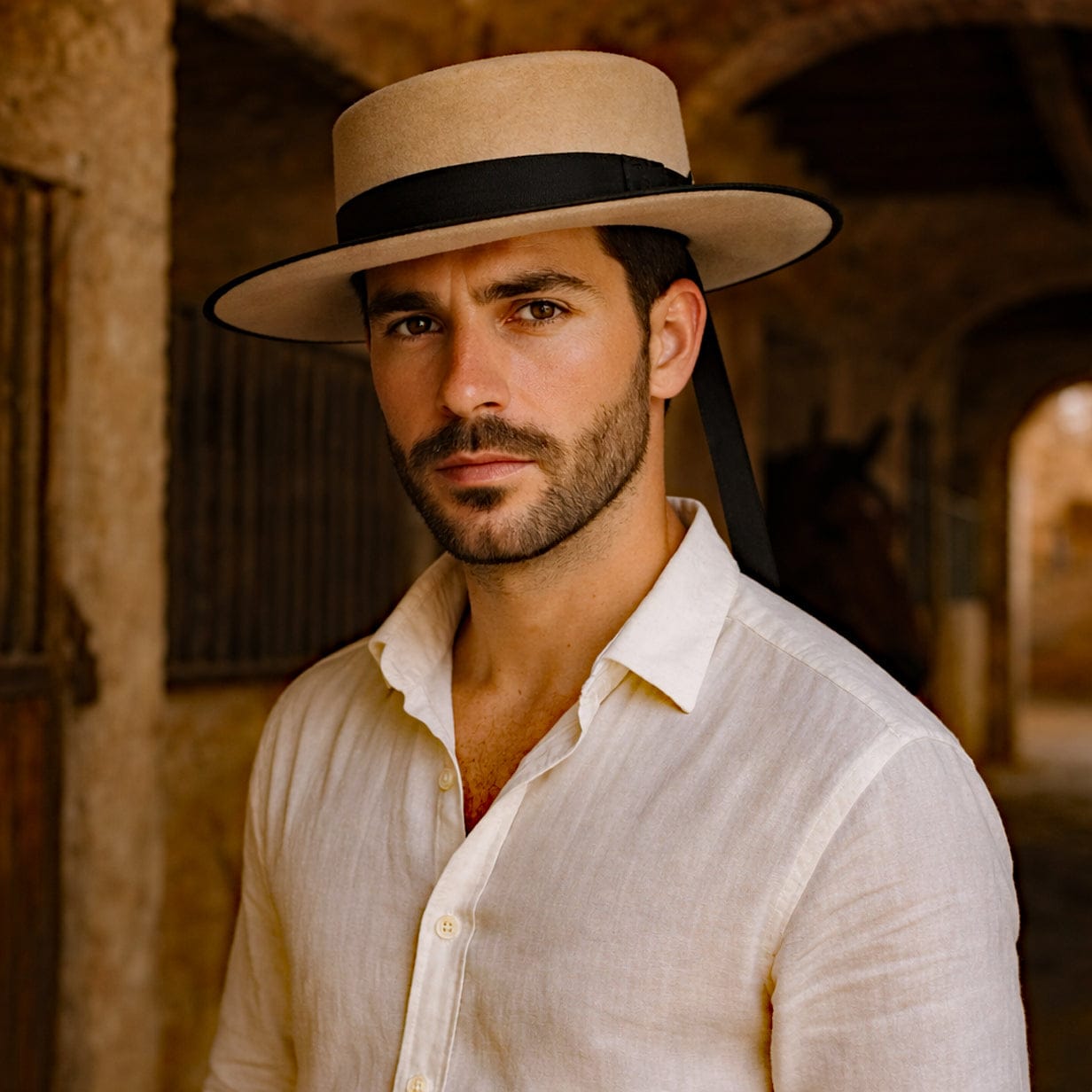 luisa-paix-o-chapeau-toreiro-portugais-sable-100-laine image 3