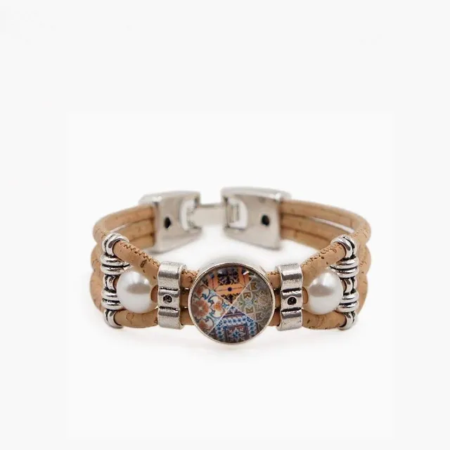 luisa-paix-o-azulejo-bracelet-li-ge-19-5cm-bijou-femme image 1
