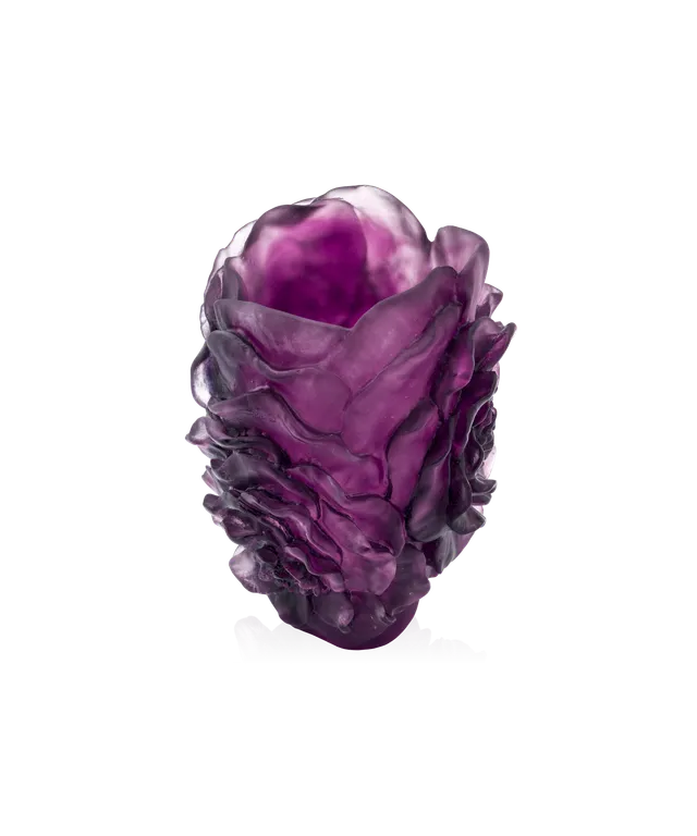 daum-camelia-vase-petit-mod-le-violet-cristal image 1