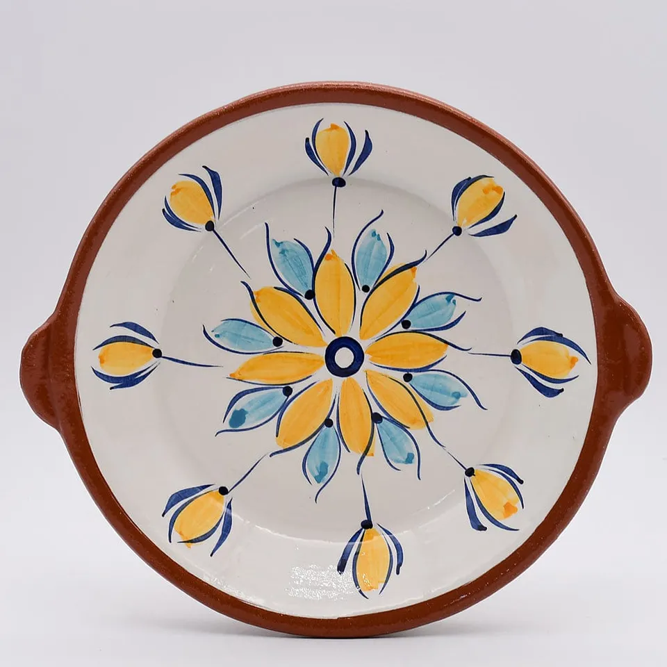 luisa-paix-o-plat-gratin-terre-cuite-jaune-27-cm image 1