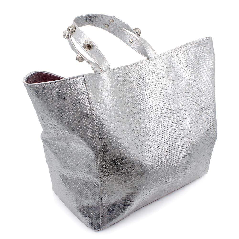 luisa-paix-o-cabas-li-ge-gaufr-argent-xxl-52-cm image 2
