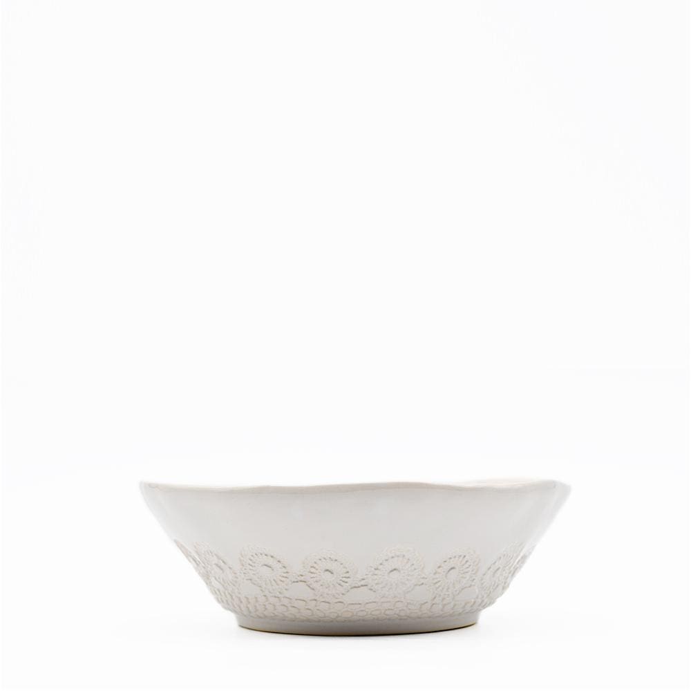 luisa-paix-o-flores-saladier-blanc-19cm-fait-main image 1