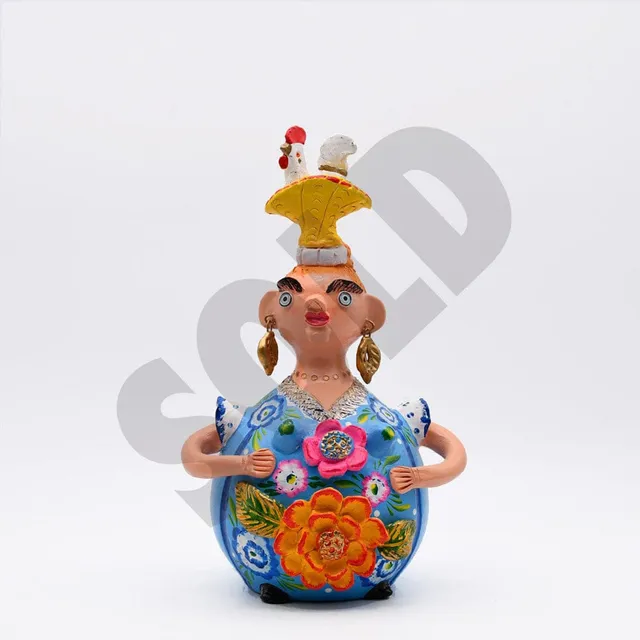 prazeres-c-ta-boneca-barriguda-30cm-poup-e-c-ramique-fruits image 1