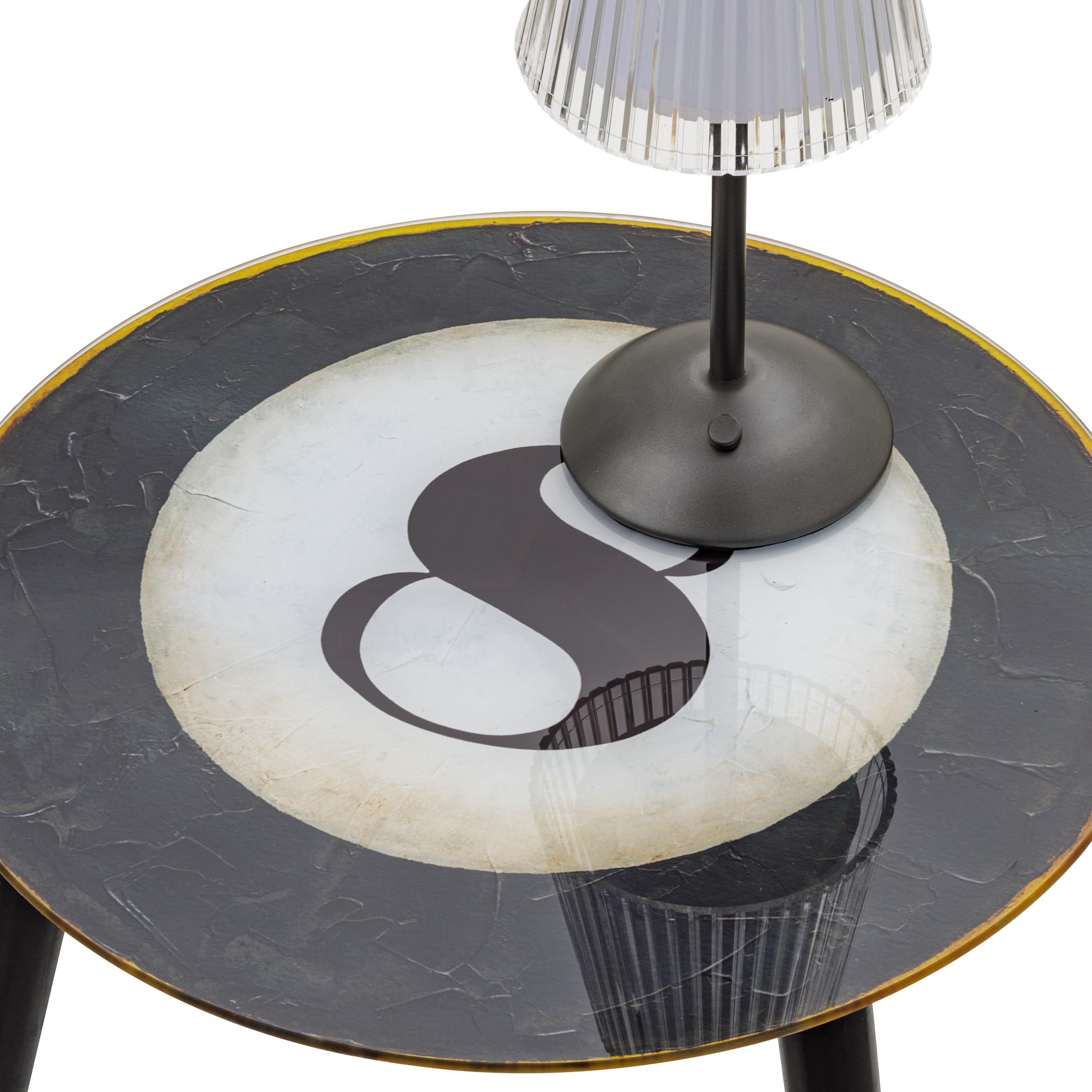 baroni-home-tavoli-table-appoint-verre-ronde-billard-42x42x40-cm image 4