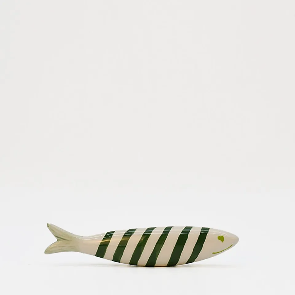 luisa-paix-o-sardine-souriante-en-c-ramique-verte-19-cm image 1
