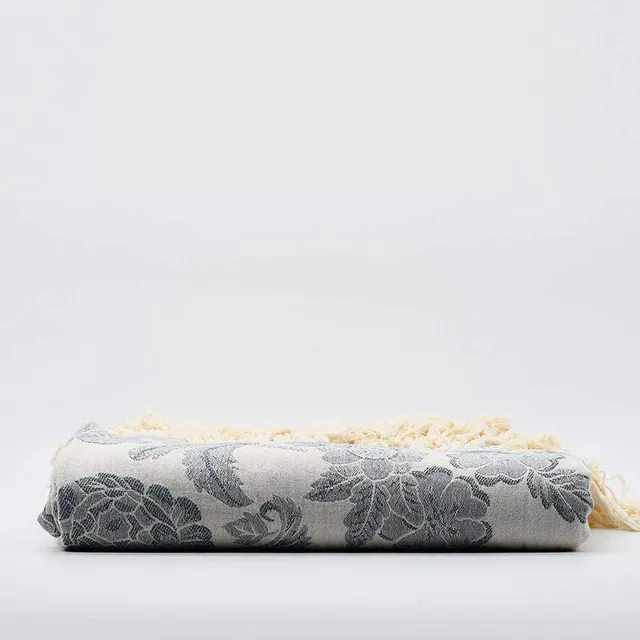 luisa-paix-o-plaid-franges-coton-170x120-cm-bleu-l-ger image 1