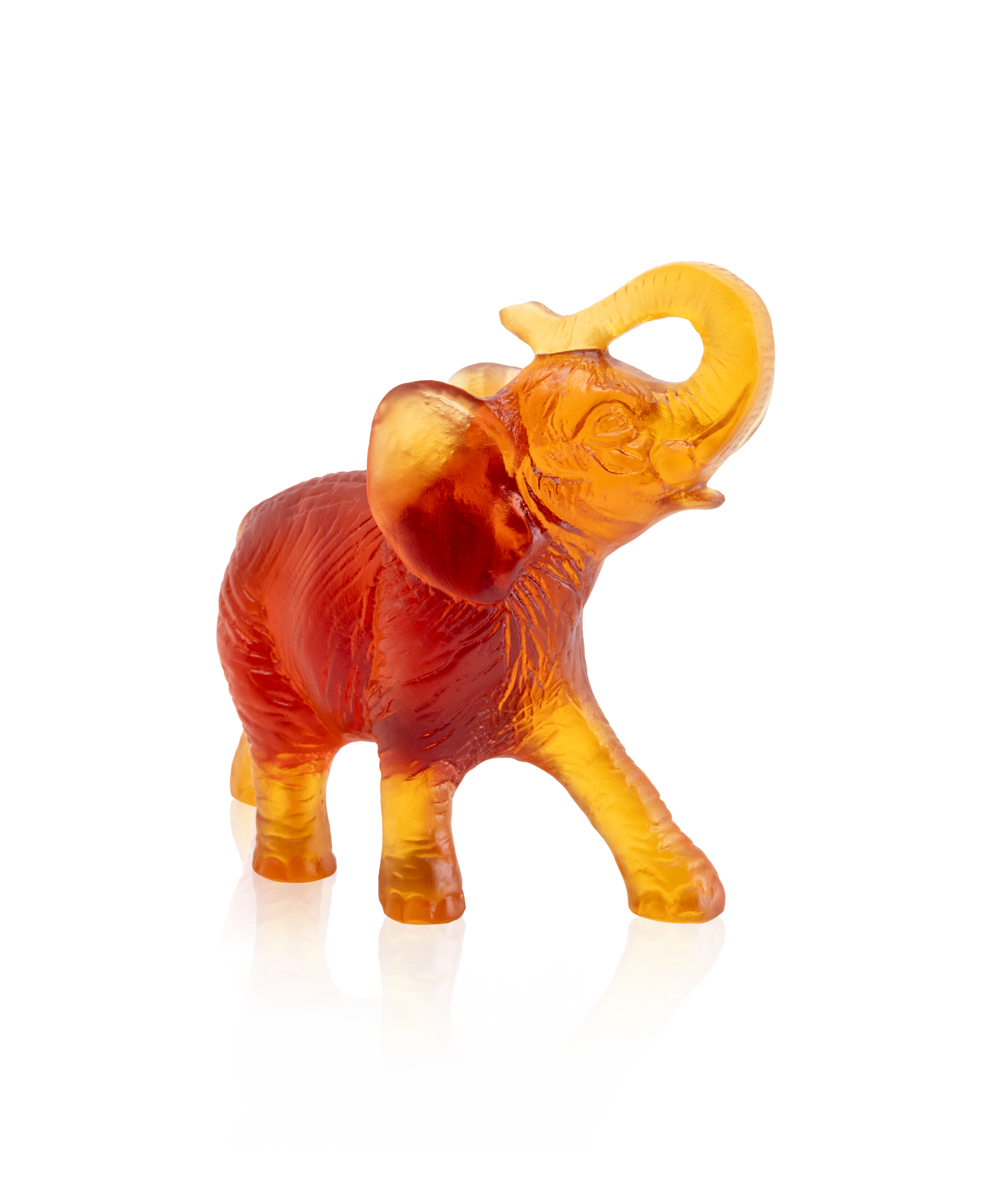 daum-univers-animalier-l-phant-sculpture-cristal-ambre image 2