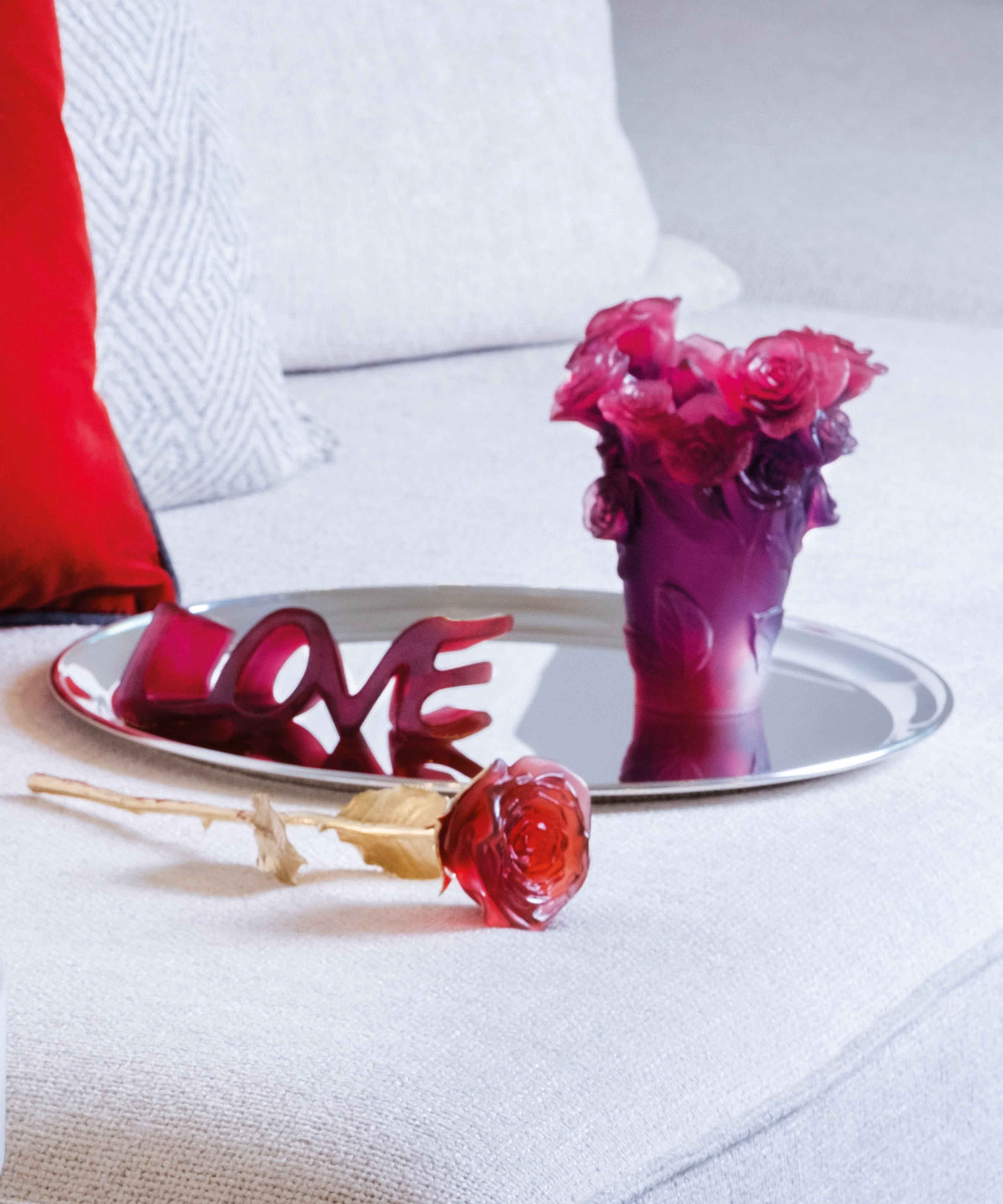 daum-rose-eternelle-fleur-cristal-rouge image 4