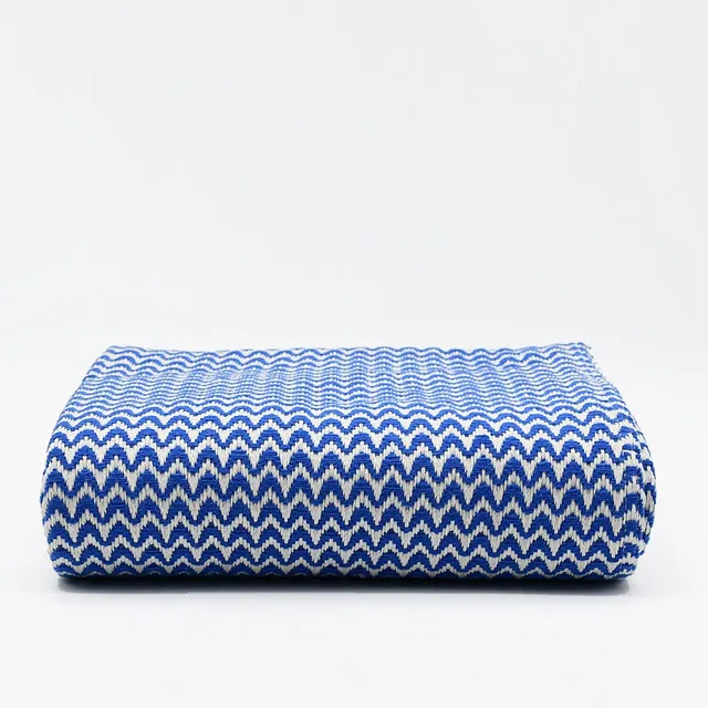 luisa-paix-o-ondas-plaid-coton-bleu-180x130-cm image 1