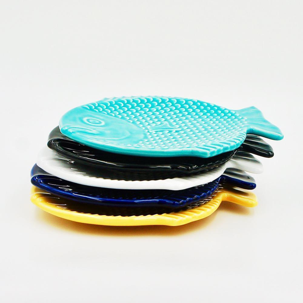 luisa-paix-o-dourada-assiette-c-ramique-turquoise-22x20cm image 3