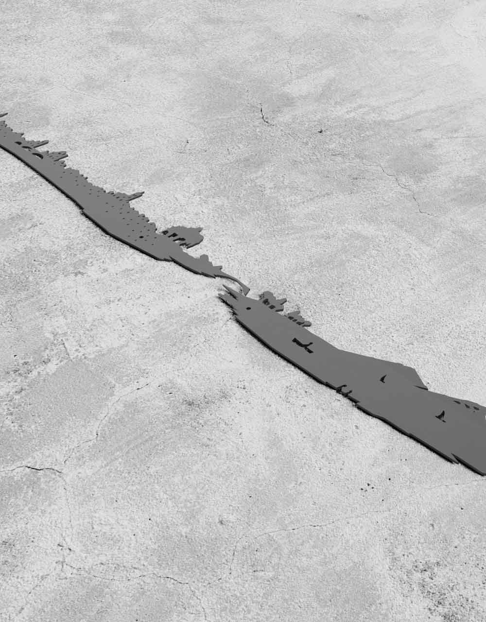 je-suis-art-skylines-france-annecy-xxl-d-co-murale-m-tal-260-cm image 3