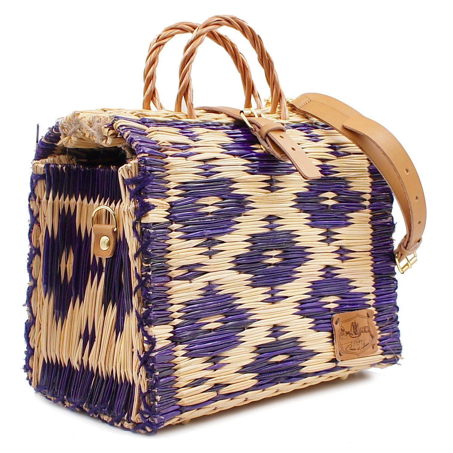 luisa-paix-o-cabas-jonc-30-cm-sac-osier-violet-naturel image 2