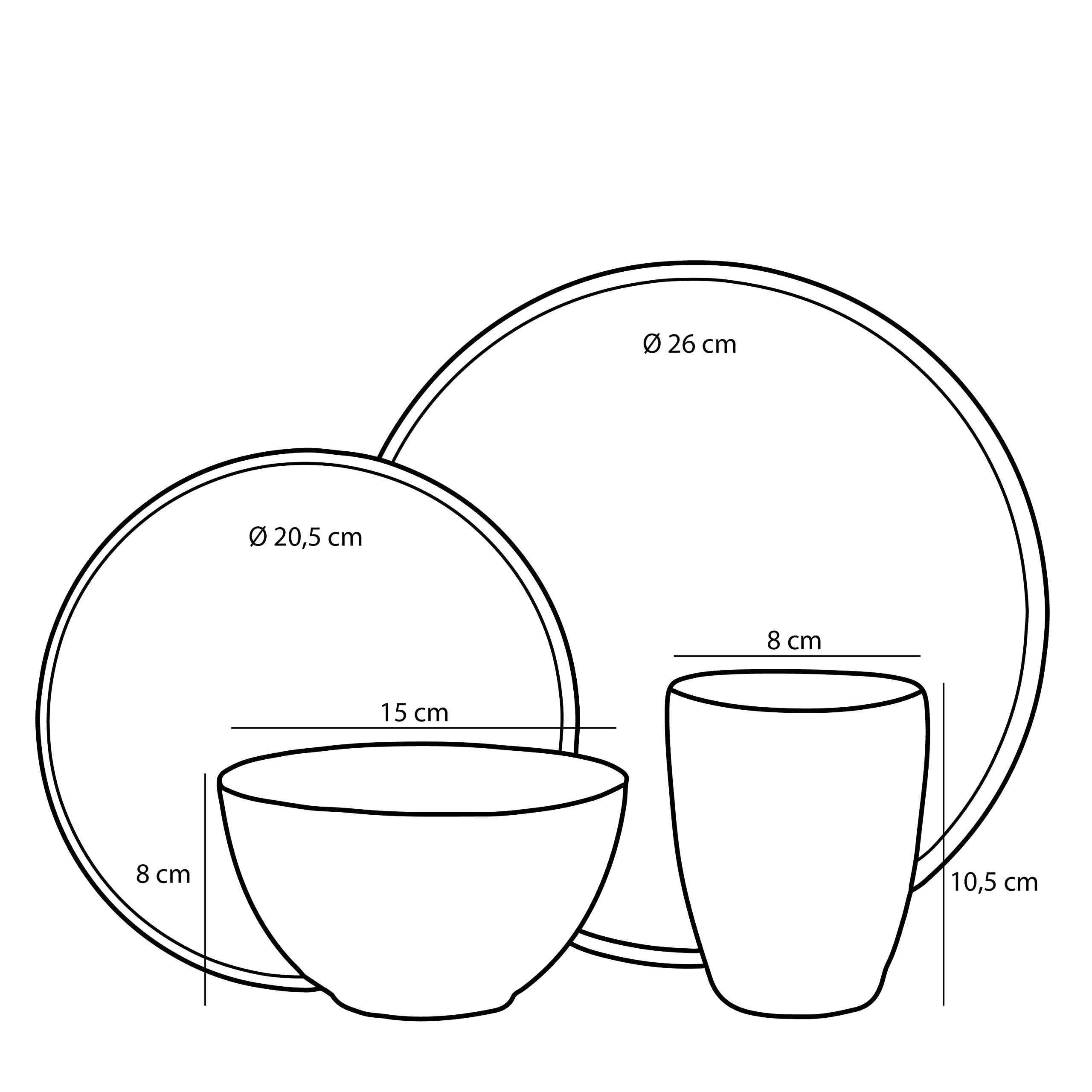 mica-decorations-tabo-service-table-noir-16-pi-ces-c-ramique image 6