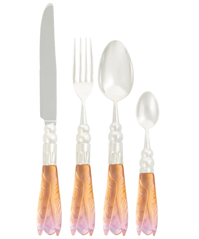 daum-art-de-la-table-or-d-abeille-ensemble-individuel-coffret-4-pi-ces image 1