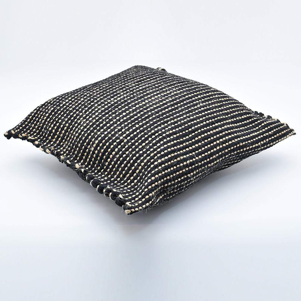 luisa-paix-o-oyama-housse-de-coussin-40x40-coton-noir image 2