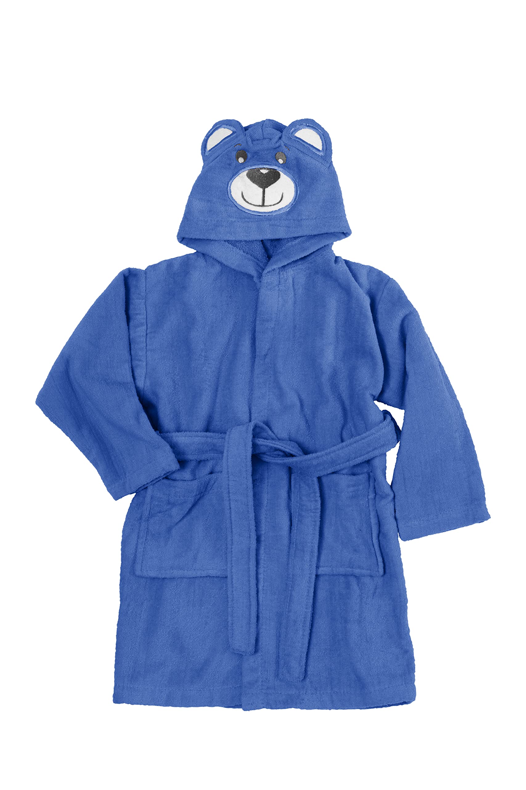 baroni-home-peignoir-enfant-ponge-bleu-4-6-ans image 1
