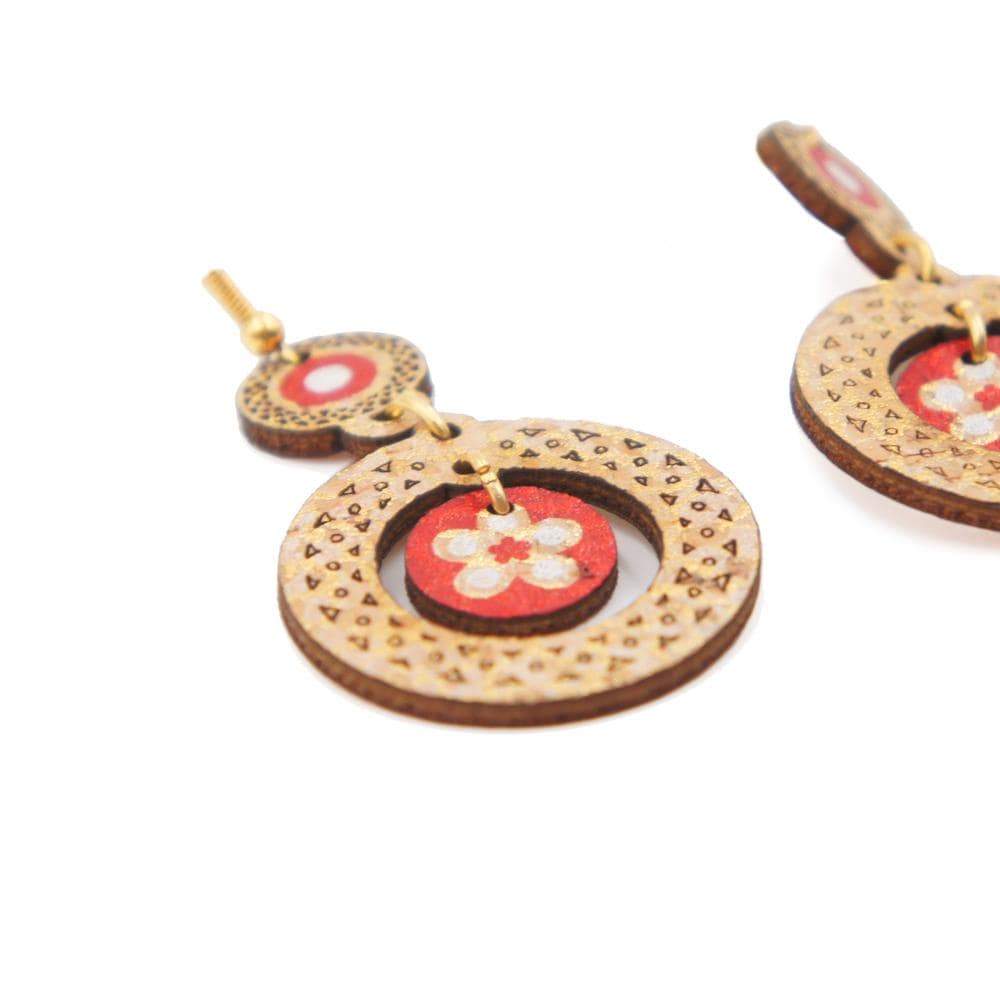 luisa-paix-o-flores-boucles-oreilles-li-ge-rouges-4cm image 3