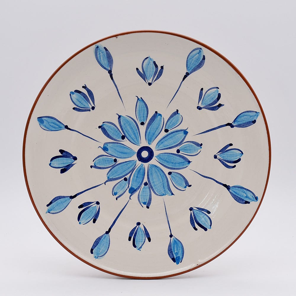 luisa-paix-o-vaisselle-assiette-terre-cuite-28cm-turquoise-plat image 1
