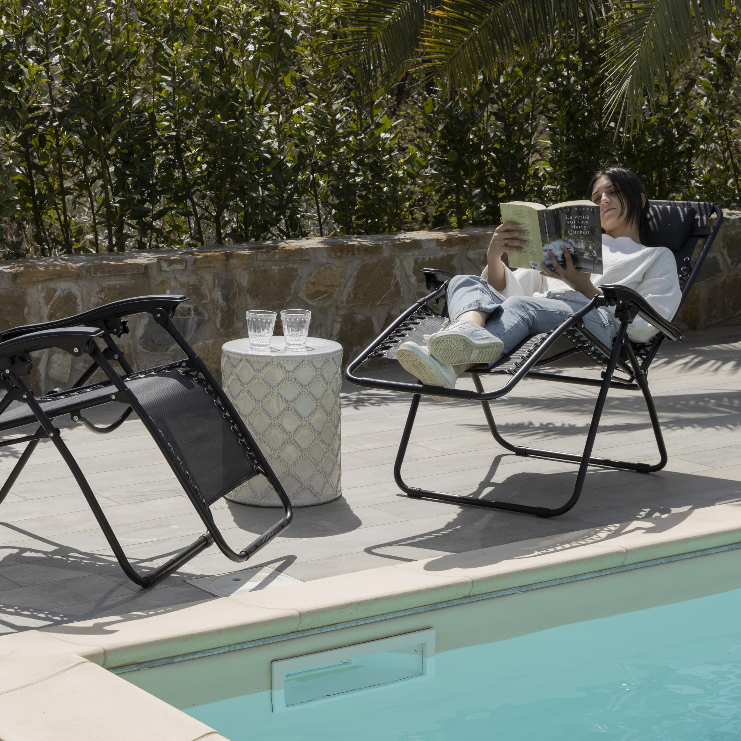 baroni-home-outdoor-chaise-longue-zero-gravity-noire-165x65-cm image 8