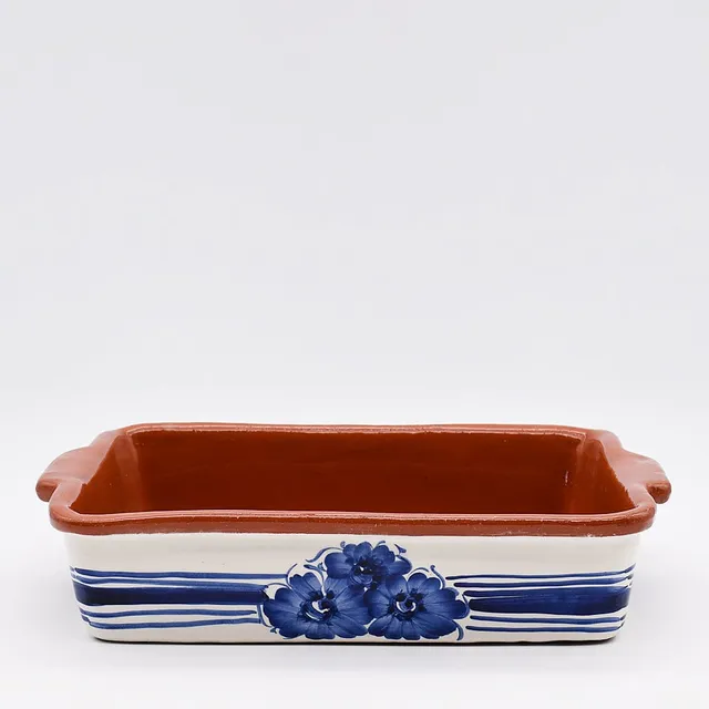luisa-paix-o-plat-four-terre-cuite-bleu-rectangulaire-31cm image 1