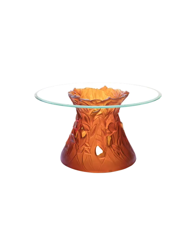 daum-v-g-tale-table-basse-ambre-mobilier-cristal-design image 1