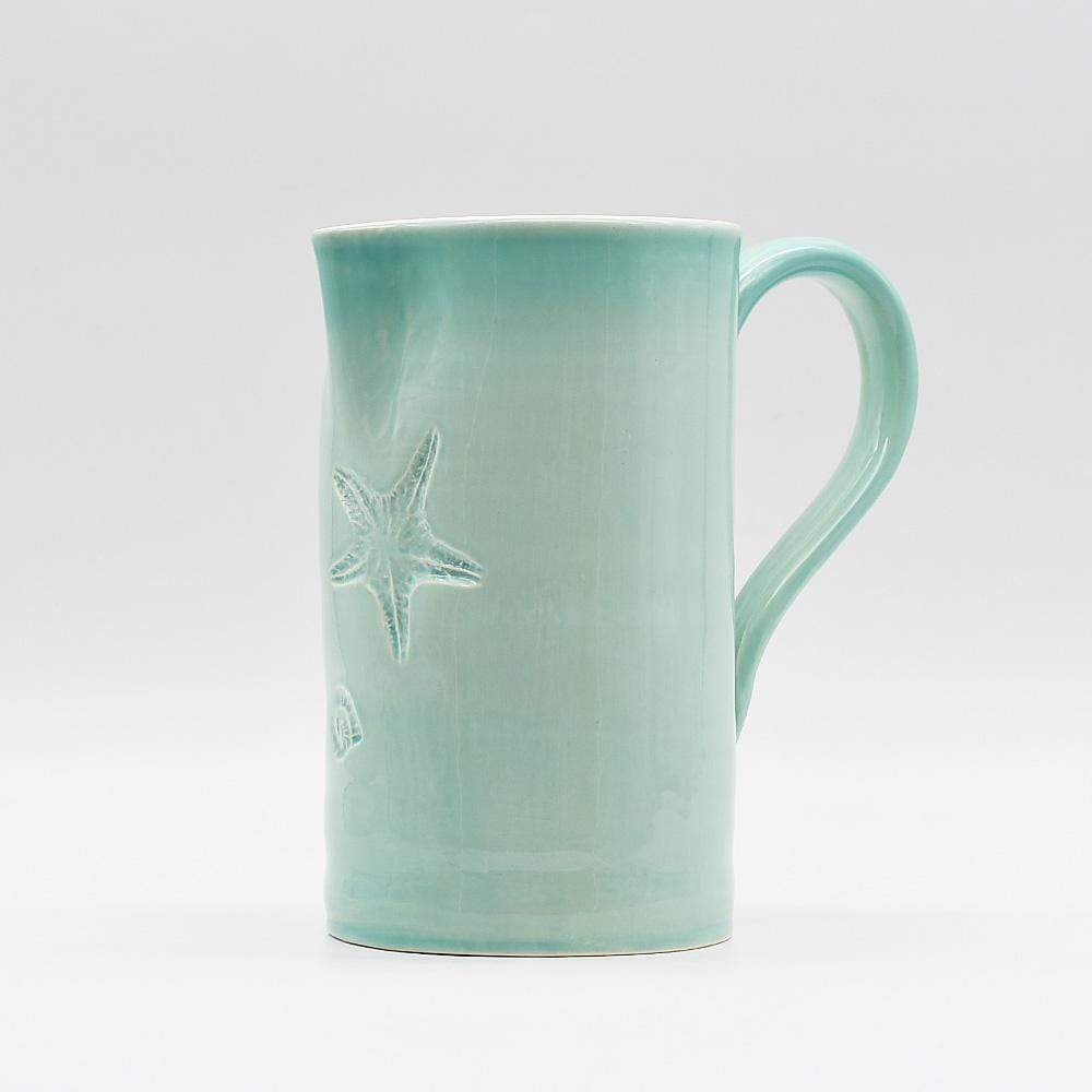 luisa-paix-o-estrela-do-mar-carafe-verte-19-cm-c-ramique image 3