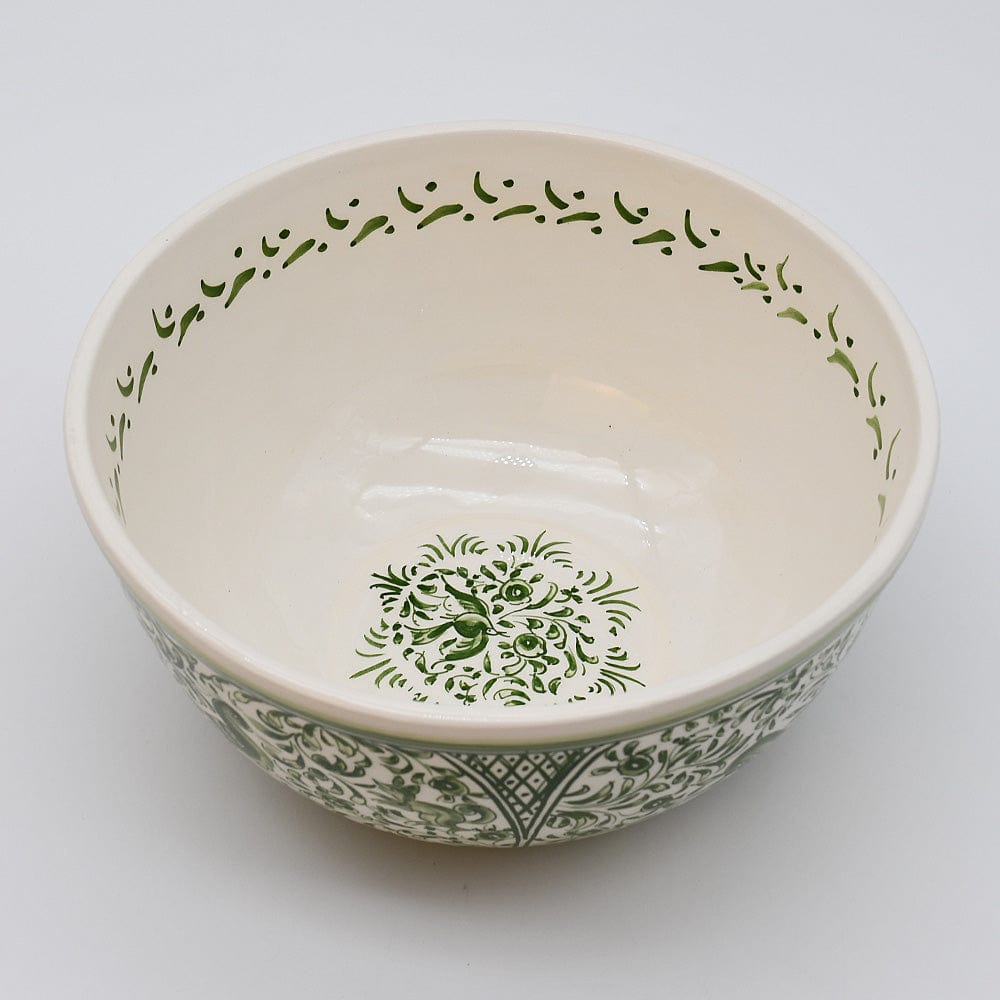 luisa-paix-o-saladier-c-ramique-de-coimbra-vert-23-cm-pi-ce-unique image 3