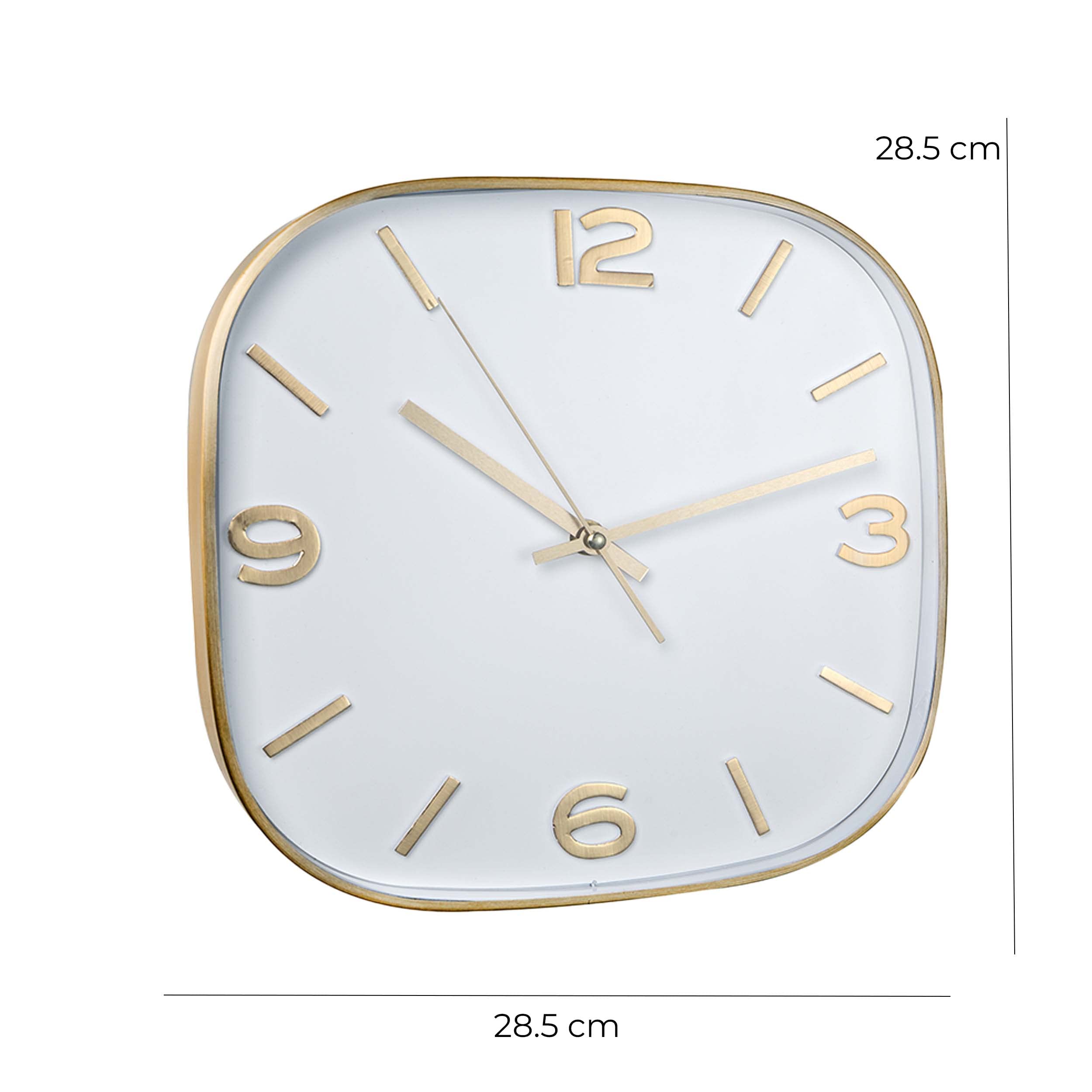 baroni-home-horloge-murale-blanche-chiffres-or-28-5-cm image 3