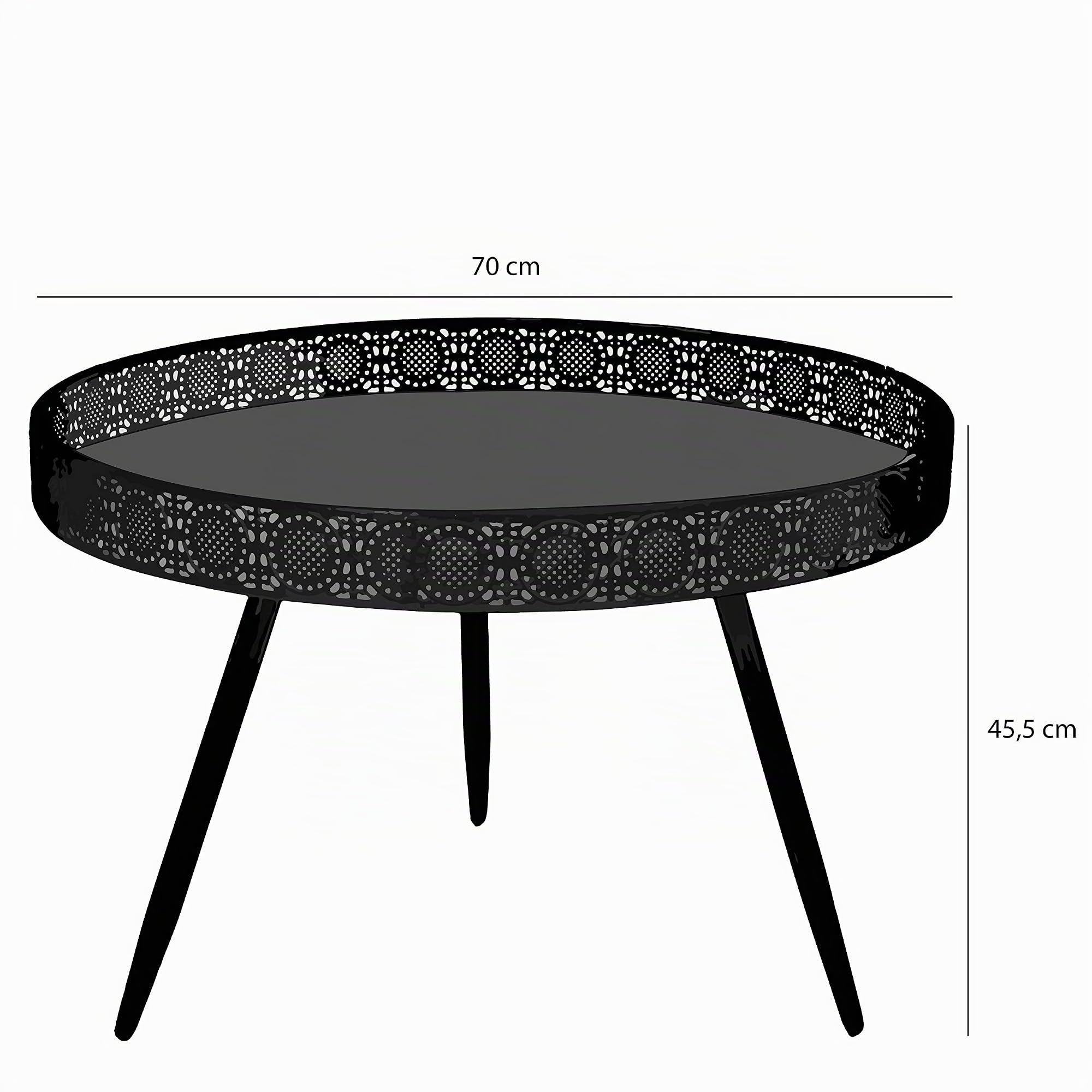mica-decorations-lagune-table-basse-m-tal-cuivre-70-cm image 3