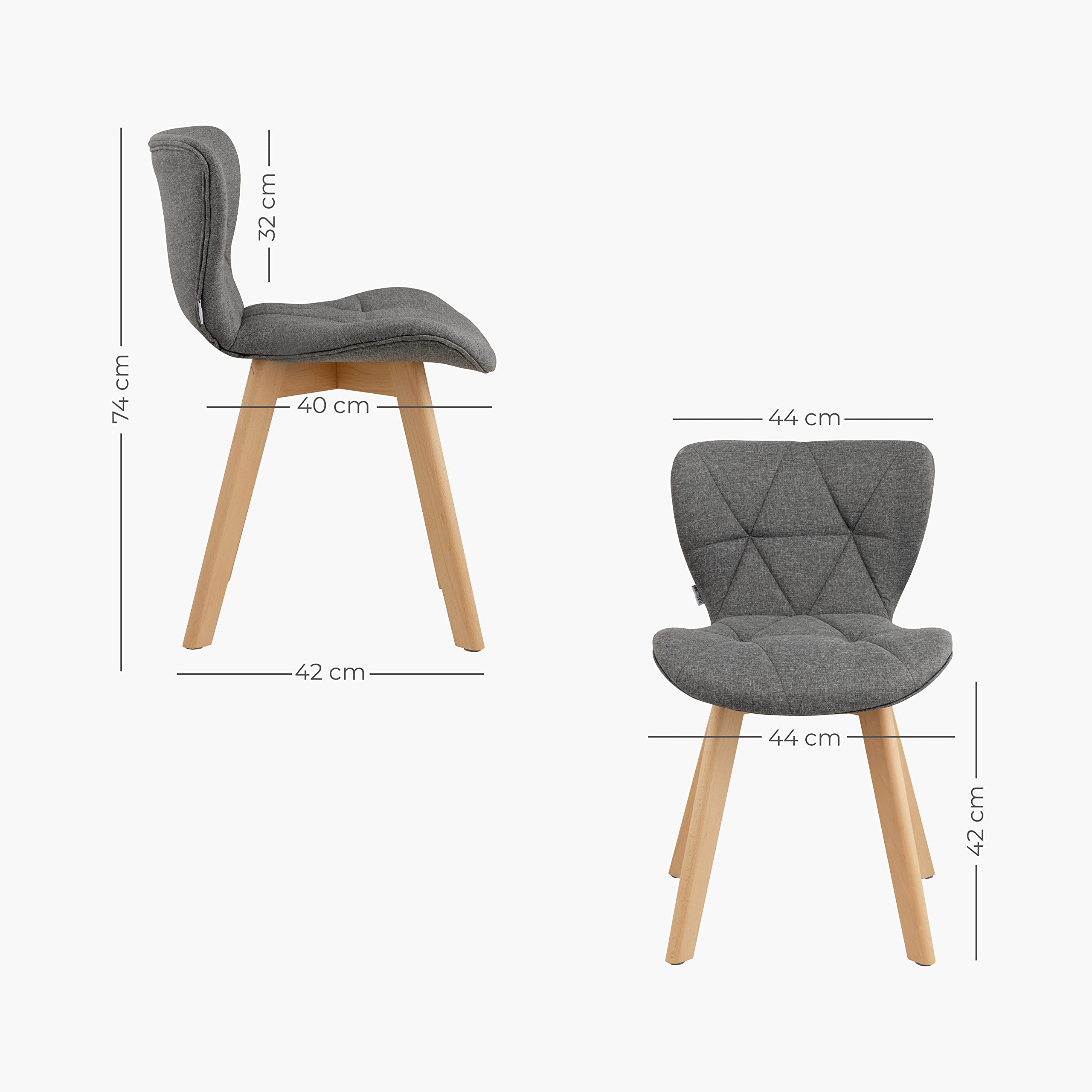 baroni-home-sedie-chaise-salle-manger-grise-42x42x74-1pc image 3