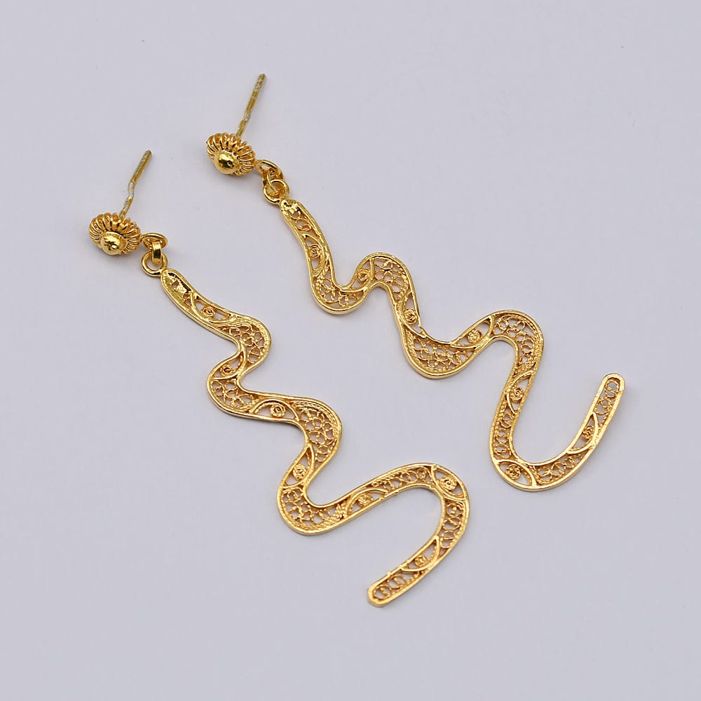 luisa-paix-o-serpente-i-boucles-d-oreilles-argent-dor-6cm image 2