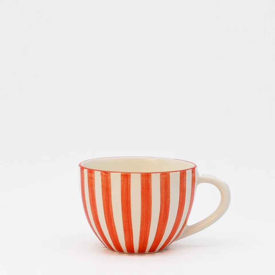luisa-paix-o-costa-nova-mar-grande-tasse-c-ramique-rouge-13-cm image 1