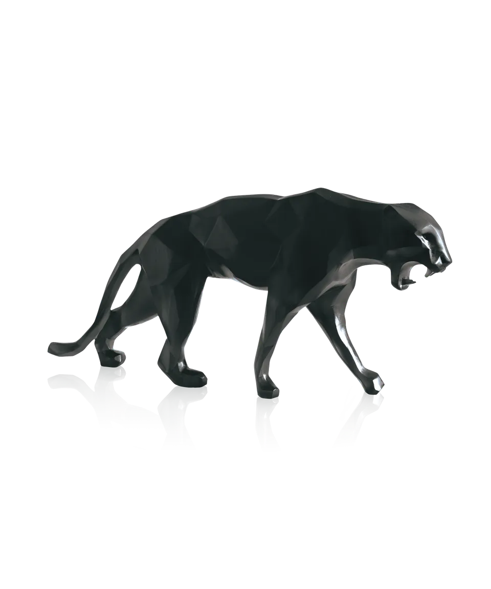 daum-art-cristal-wild-panther-noire-orlinski-sculpture-99-ex image 1