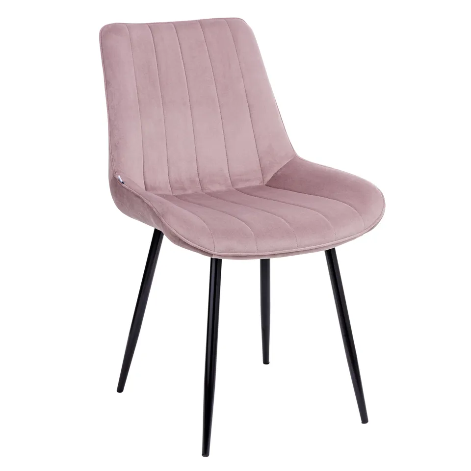 baroni-home-sedie-chaise-velours-rose-1-pi-ce-53x44x86-cm image 1