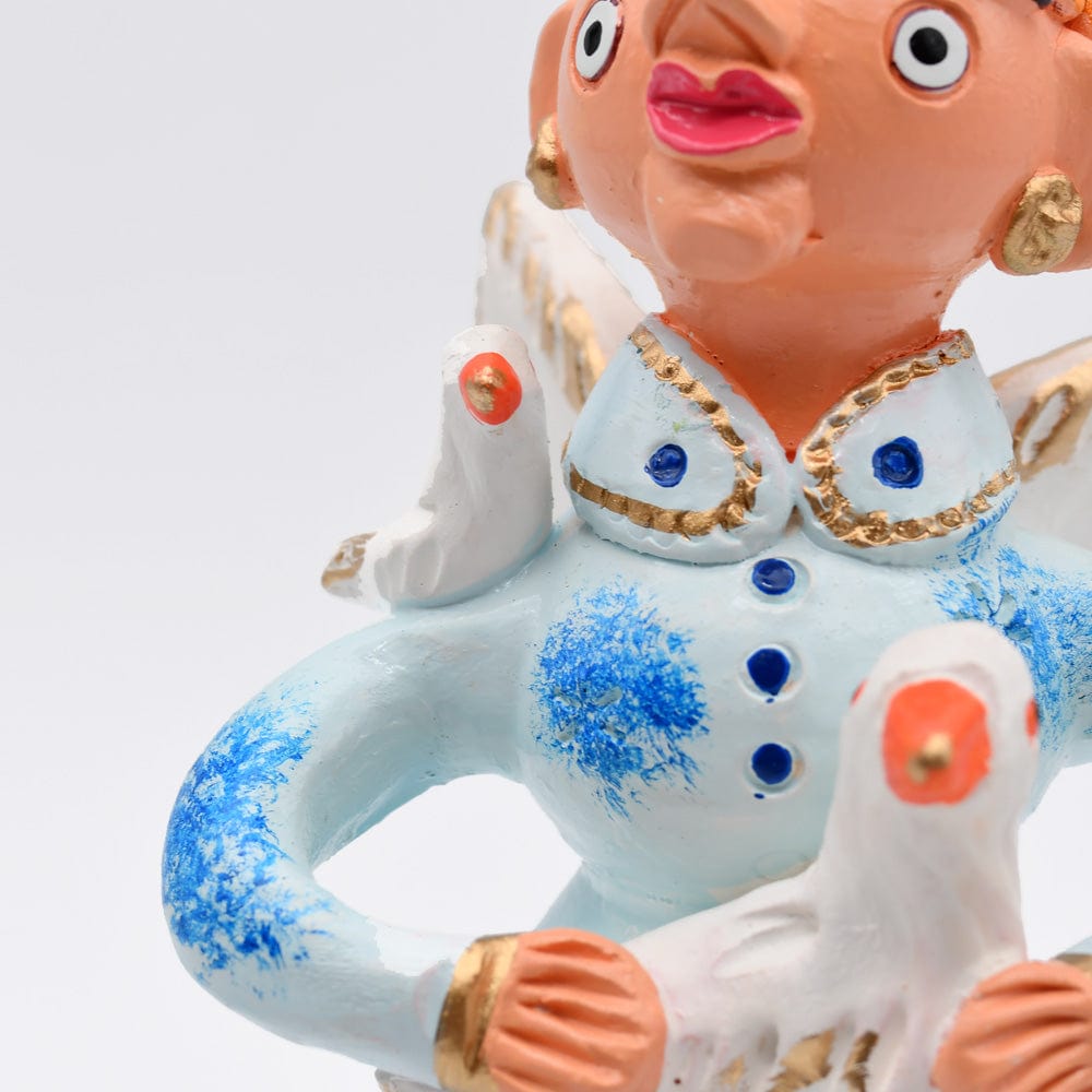 prazeres-c-ta-anjo-statuette-ange-c-ramique-25cm-sign-e image 5