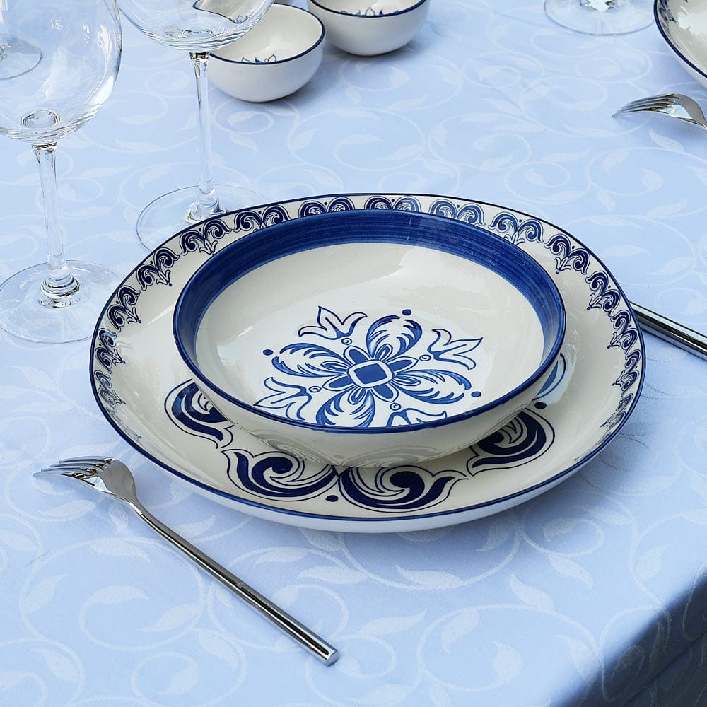 luisa-paix-o-floral-assiette-creuse-c-ramique-bleue-19cm image 4